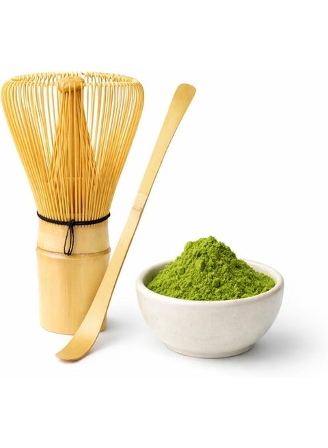 Bamboo Matcha Tea Set – Matcha Whisk & Scoop, Traditional Japanese Tools for Green Tea Preparation